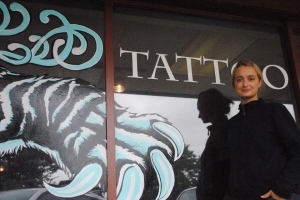 Chelsea Pohl co-owns Claw and Talon Tattoo on Folsom Street in Boulder with her husband, Vinny.