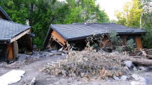 The Canyonside Office Park at 100 Arapahoe St. was completely destroyed by the September floods. Credit: U.S. Small Business Administration